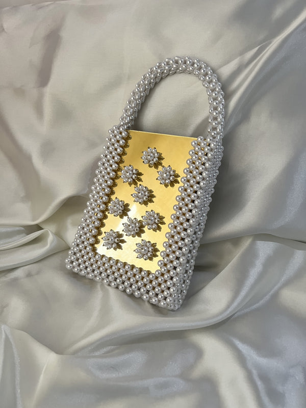 Odette- Mirror Floral Bag